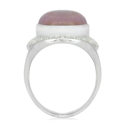 BUY 925 STERLING SILVER NATURAL PHOSPHOSIDERITE GEMSTONE BIG STONE RING